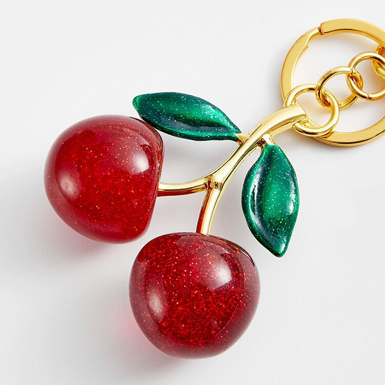 Red Cherry Bag Charm