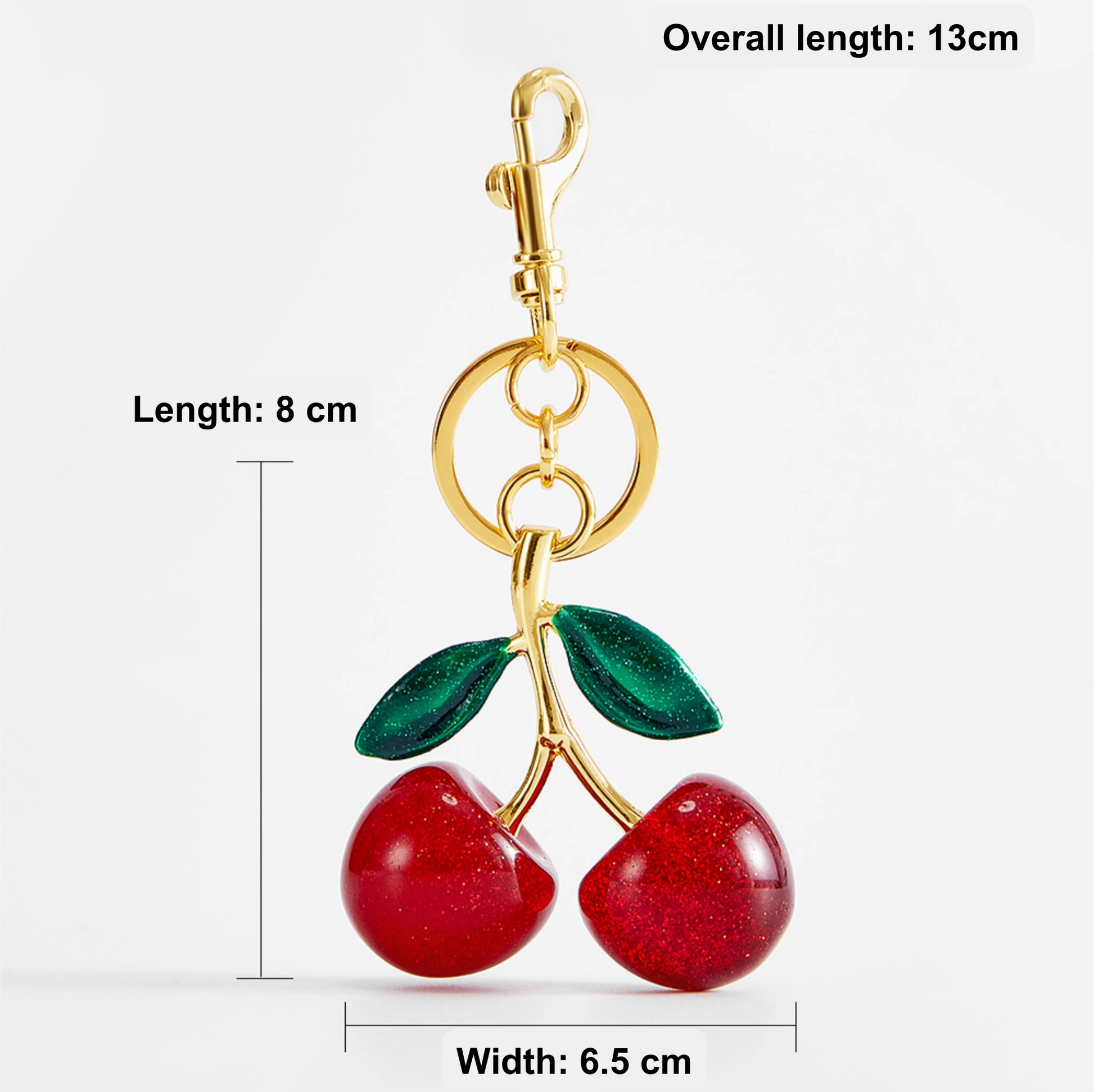 Red Cherry Bag Charm
