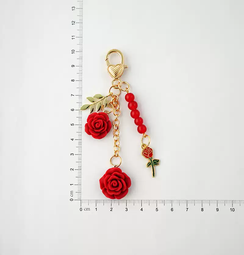 Rose Bag Charm