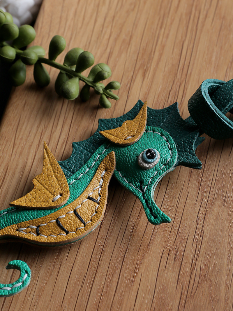 Handmade Seahorse Bag Charm
