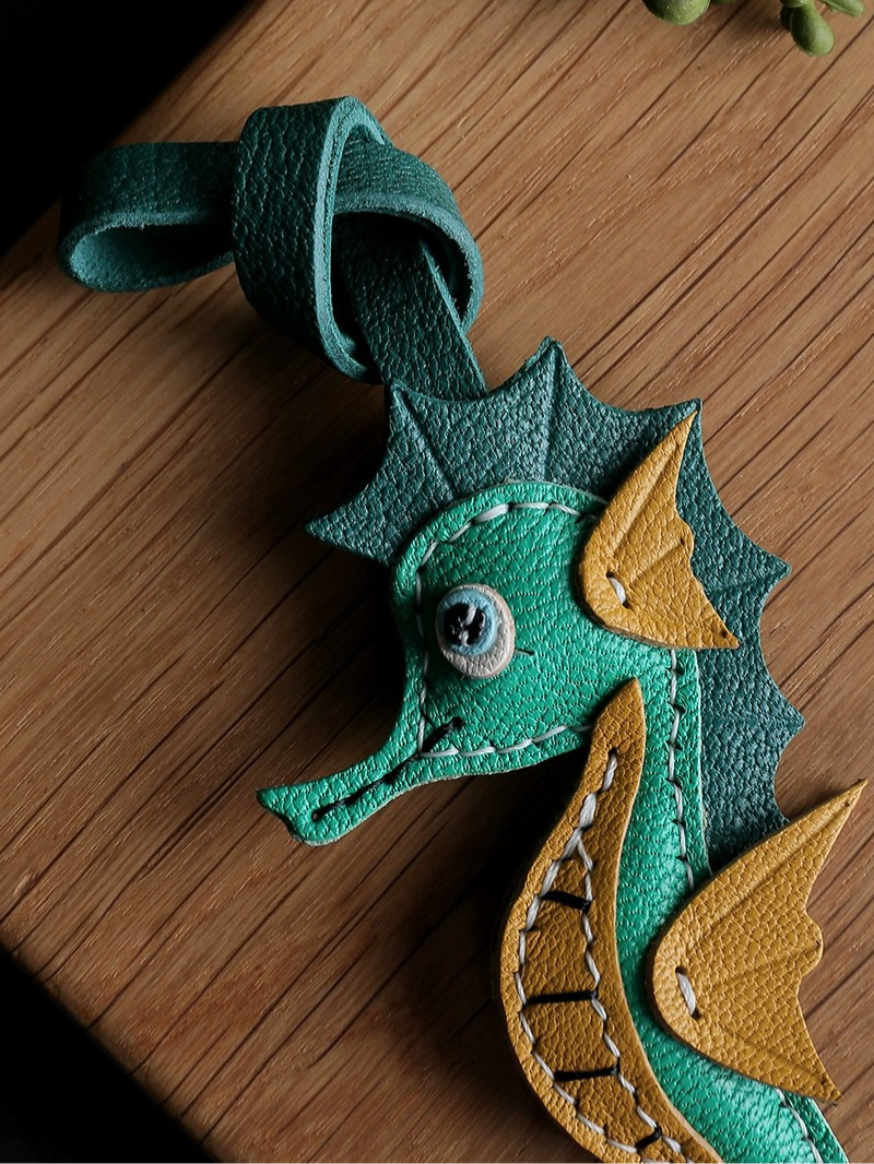 Handmade Seahorse Bag Charm