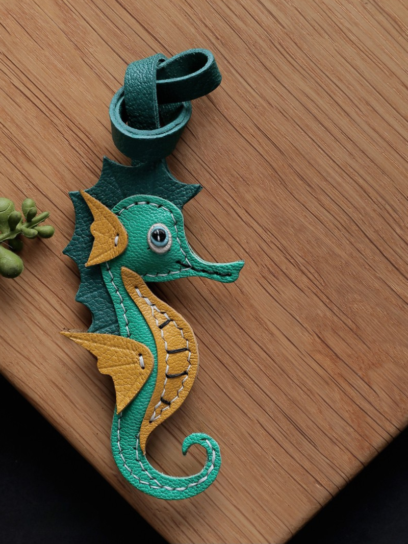 Handmade Seahorse Bag Charm