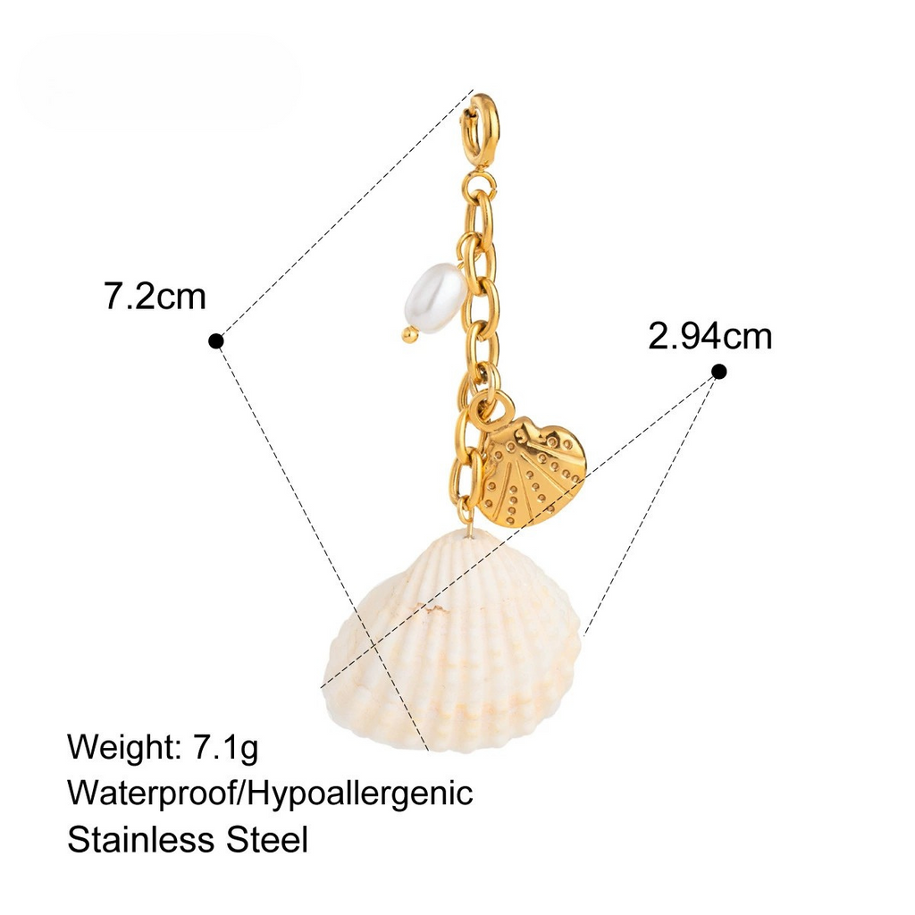 Shell Beach Bag Charm