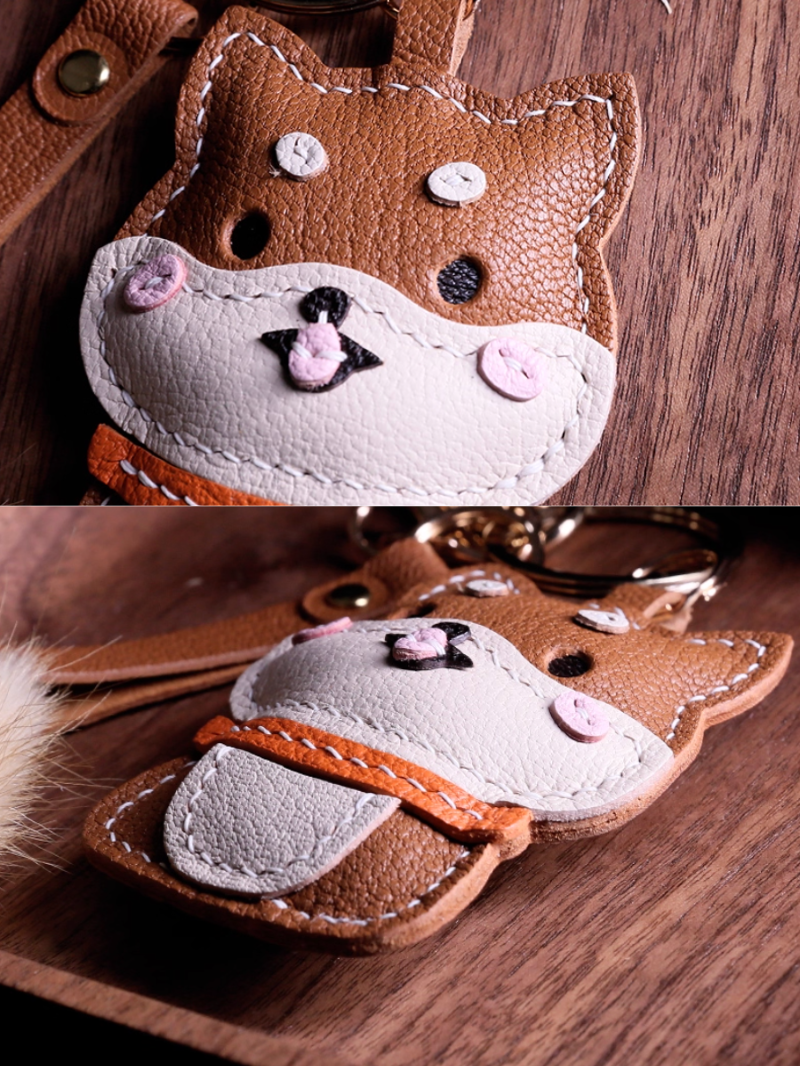 Handmade Shiba Inu Zodiac Bag Charm