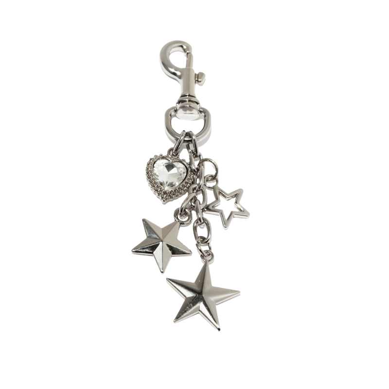 Shiny Star Metal Bag Charms