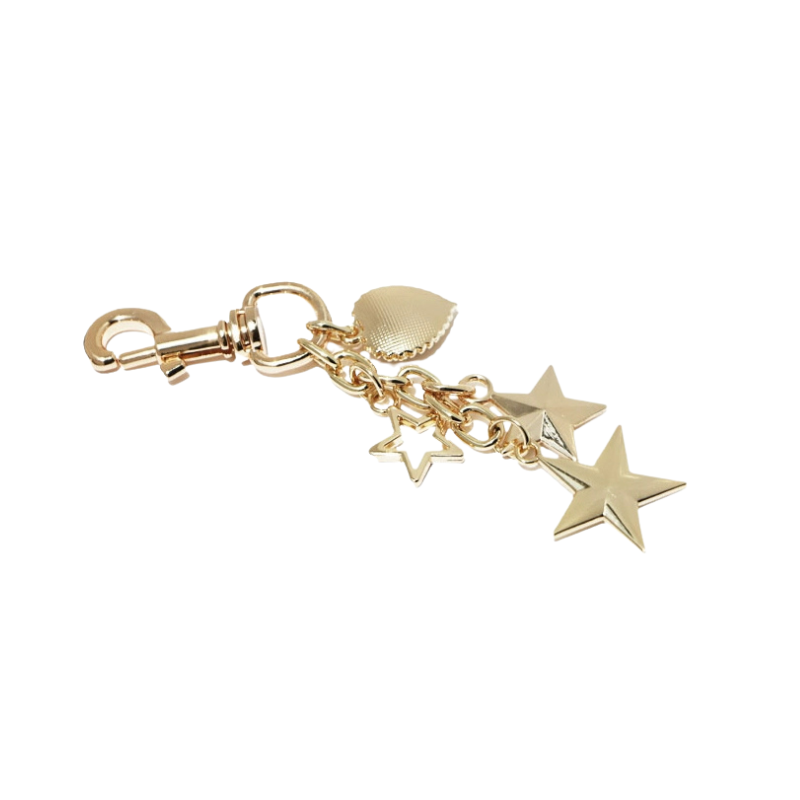 Shiny Star Metal Bag Charms