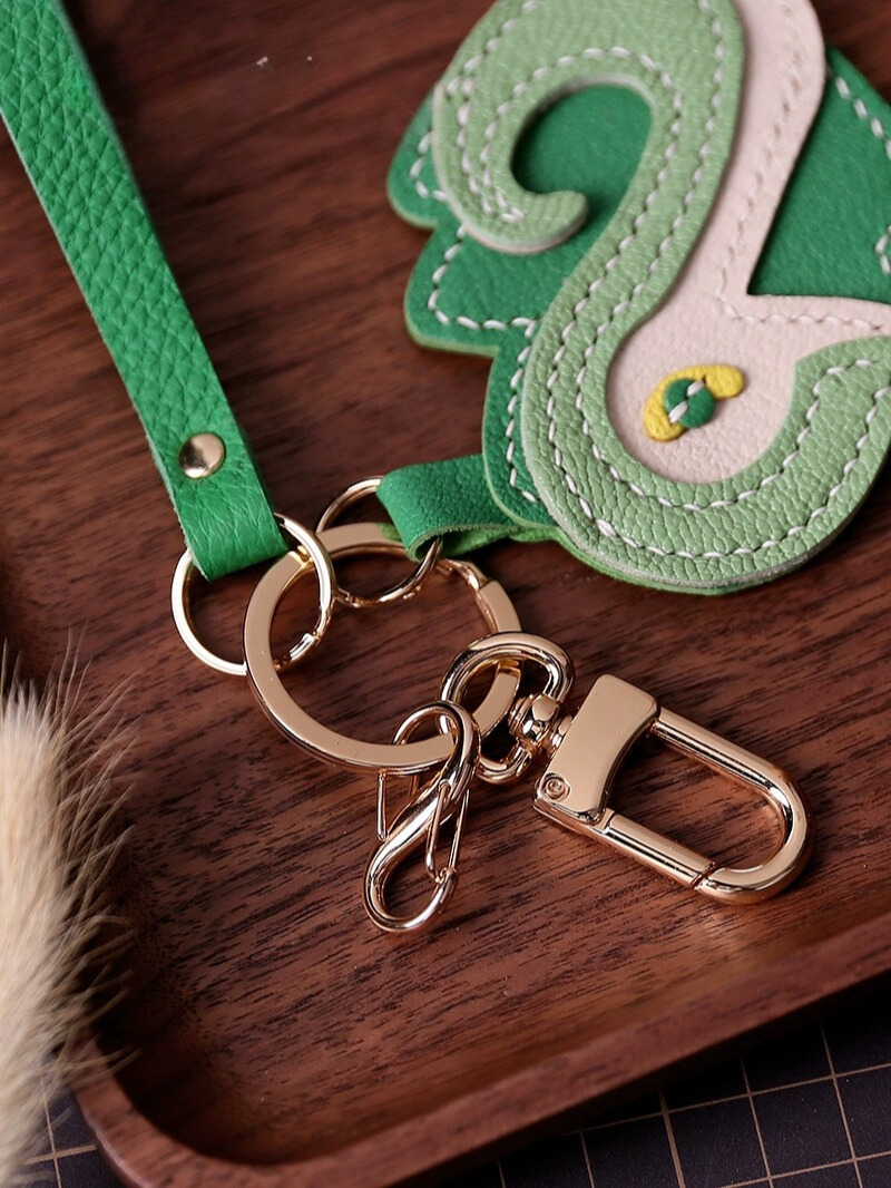 Handmade Snake Zodiac Bag Charm