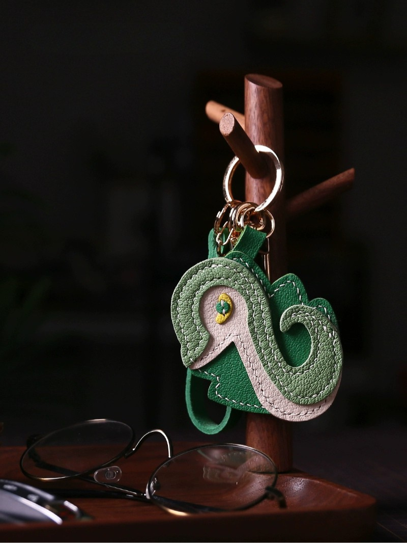 Handmade Snake Zodiac Bag Charm