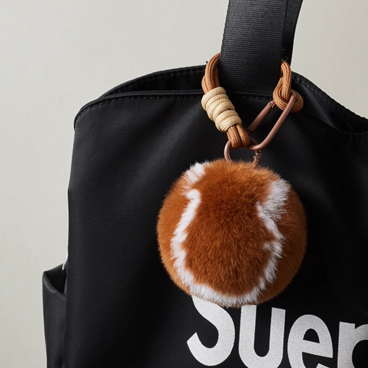 Soft Plush Baseball Bag Charms