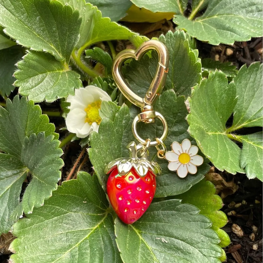 Strawberry Bag Charm