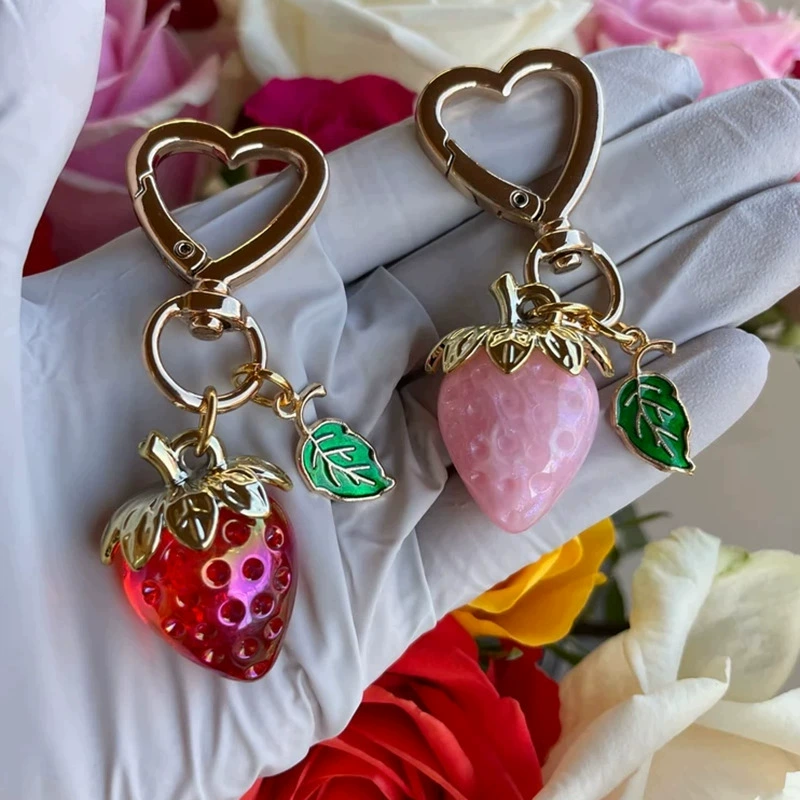 Strawberry Bag Charm