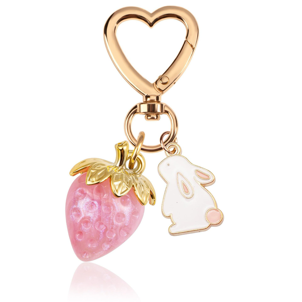 Strawberry Bag Charm