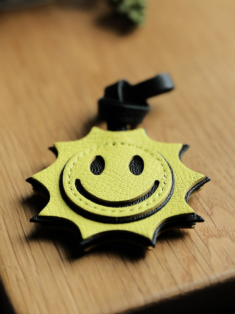 Handmade Sun Face Bag Charm