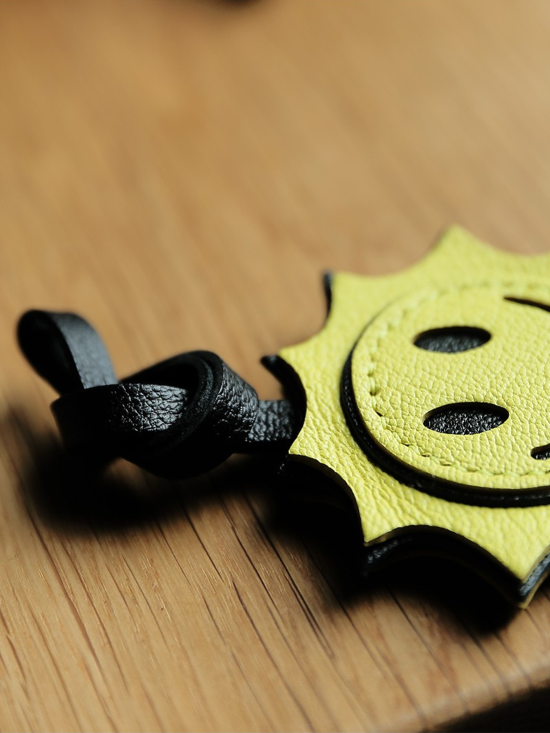 Handmade Sun Face Bag Charm