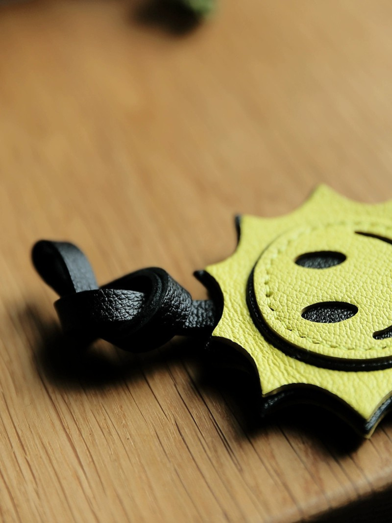 Handmade Sun Face Bag Charm