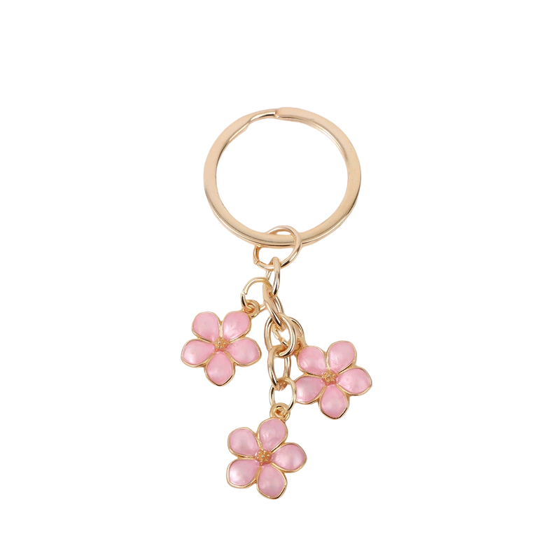 Tripe Flowers Bag Charms