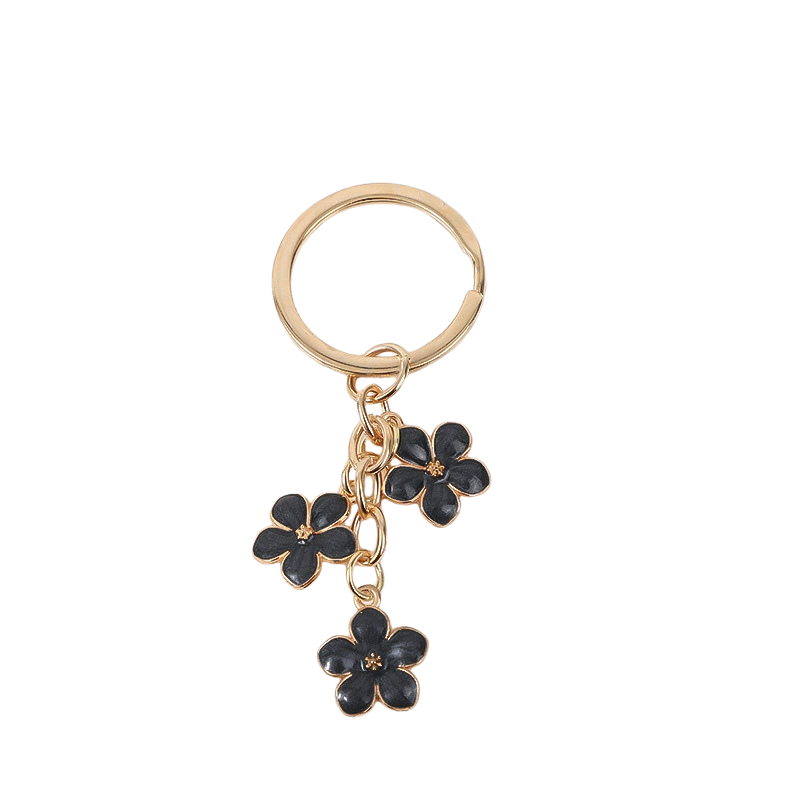 Tripe Flowers Bag Charms