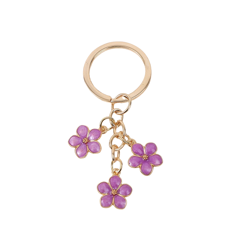 Tripe Flowers Bag Charms
