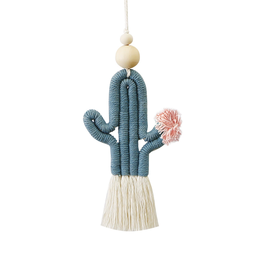 Woven Cactus Bag Charm