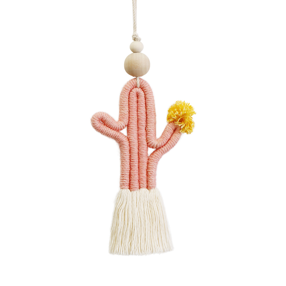 Woven Cactus Bag Charm