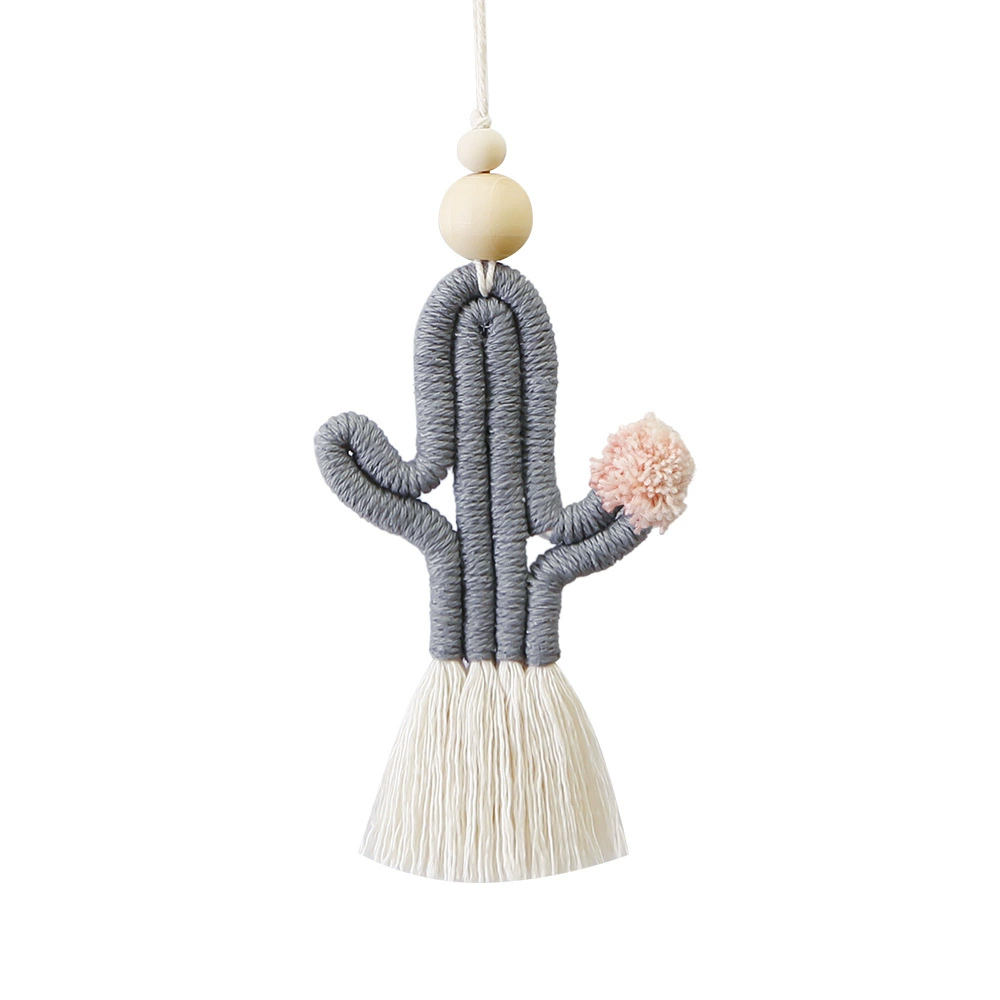 Woven Cactus Bag Charm