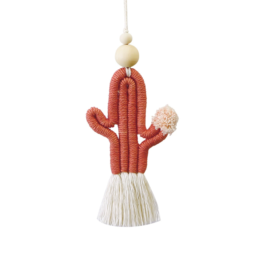 Woven Cactus Bag Charm
