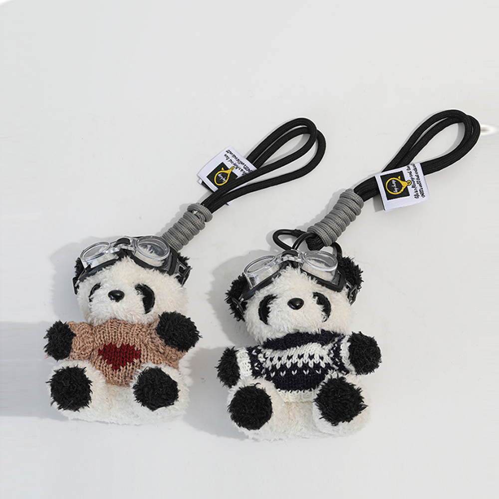 Aviator Panda Bag Charm