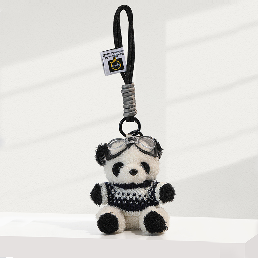 Aviator Panda Bag Charm