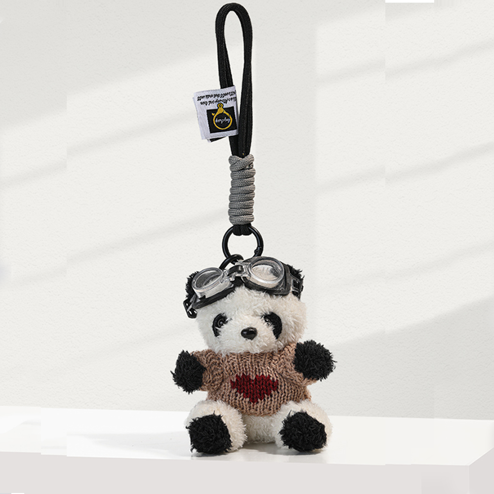 Aviator Panda Bag Charm