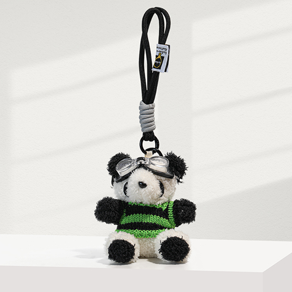 Aviator Panda Bag Charm