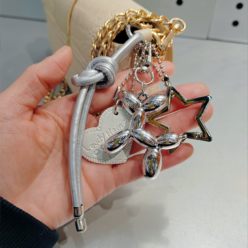 Balloon Dog Chain Bag Charm