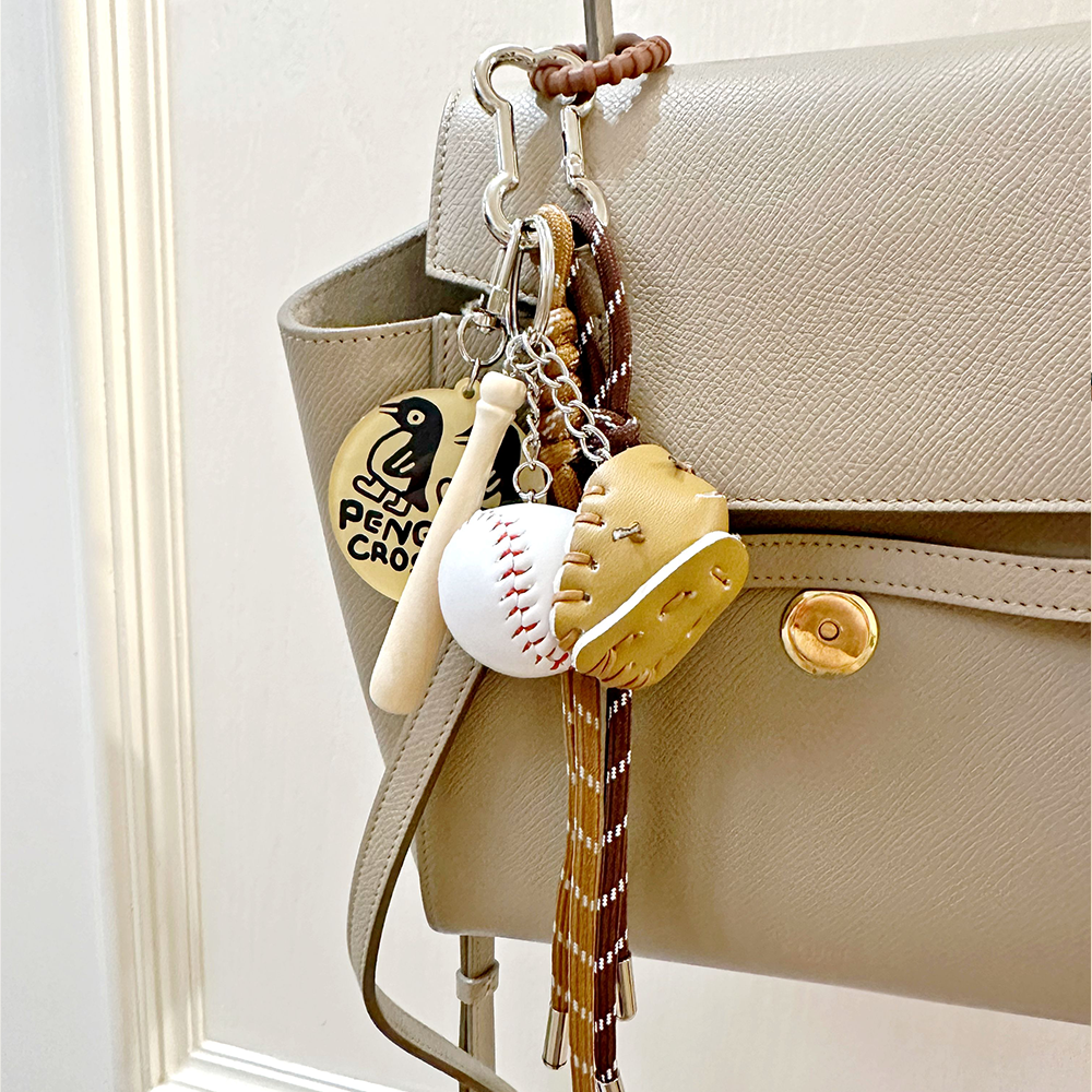 Baseball Glove Bag Charm