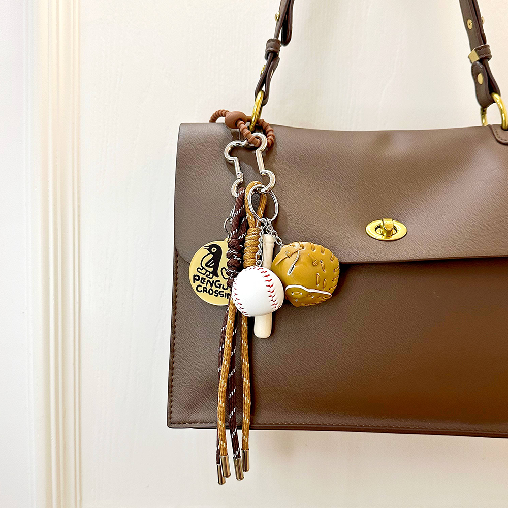Baseball Glove Bag Charm