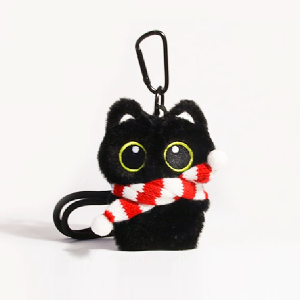 Big-Eyed Cat Bag Charm