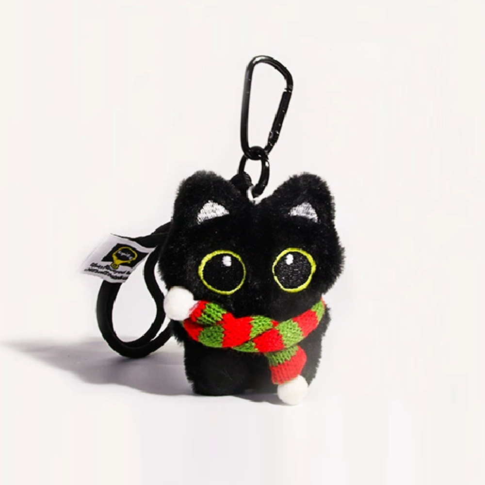 Big-Eyed Cat Bag Charm