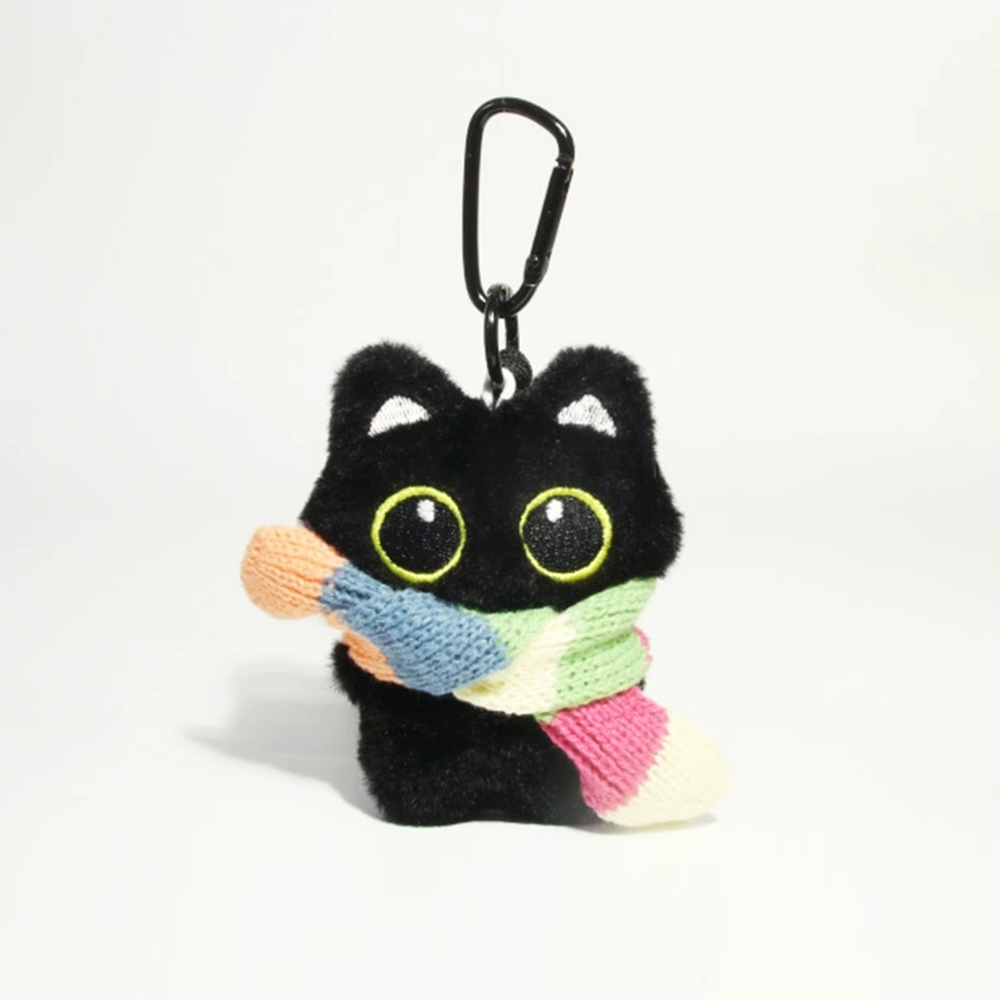 Big-Eyed Cat Bag Charm