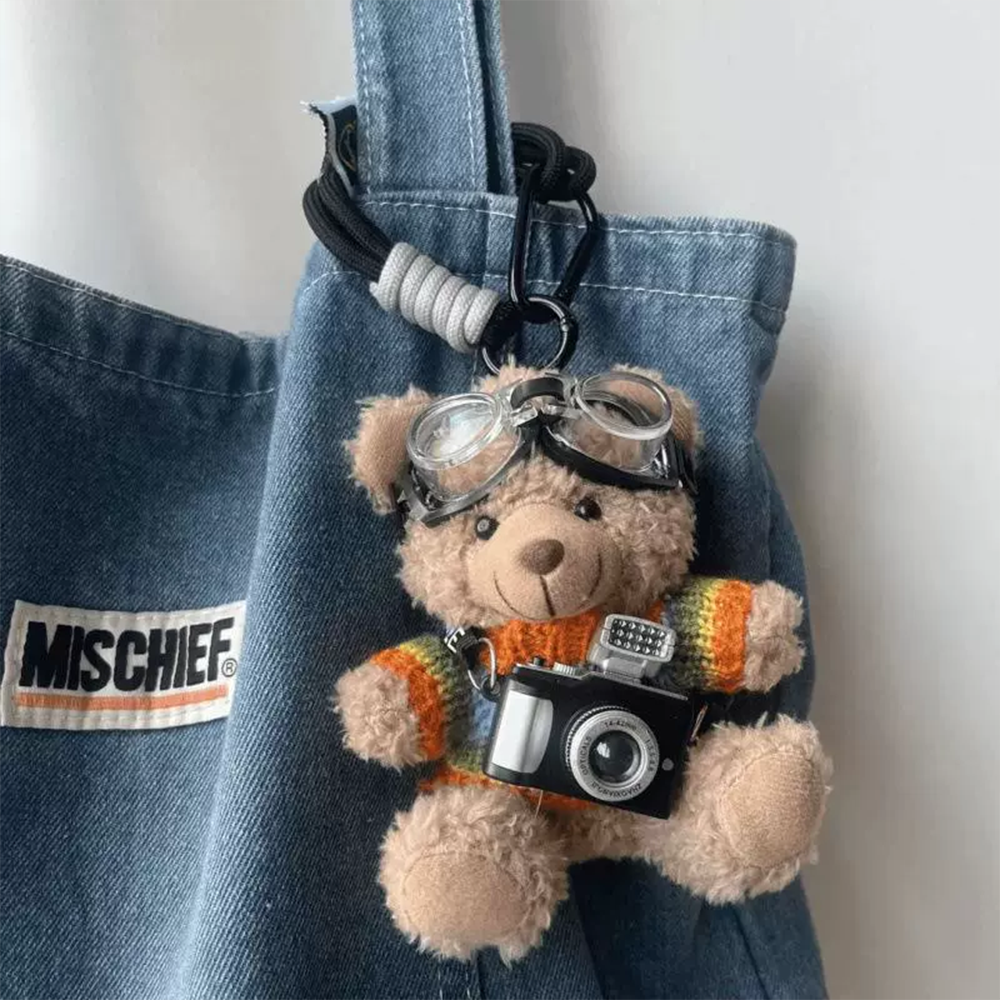 Camera Pup Bag Charm
