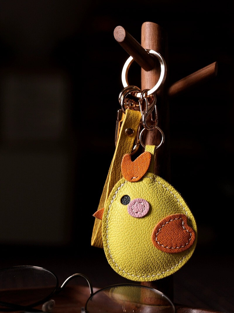 Handmade Rooster Zodiac Bag Charm