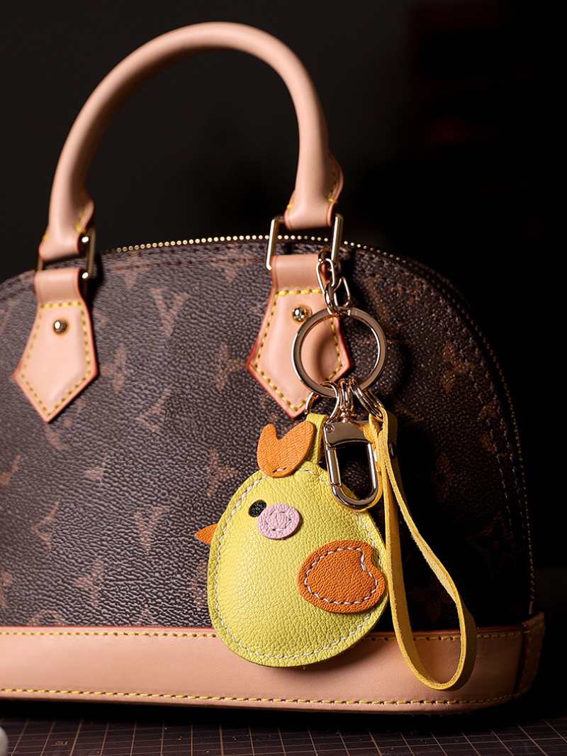 Handmade Rooster Zodiac Bag Charm