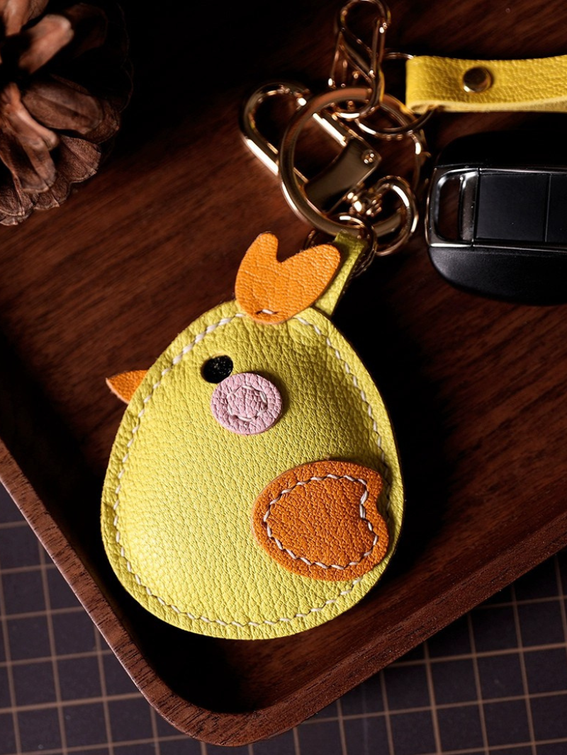 Handmade Rooster Zodiac Bag Charm