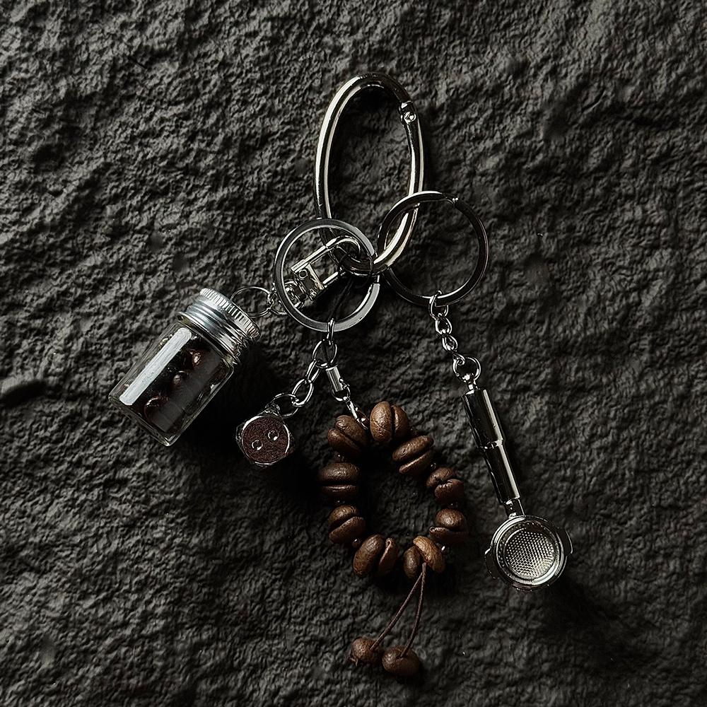 Coffee Trio Bag Charm