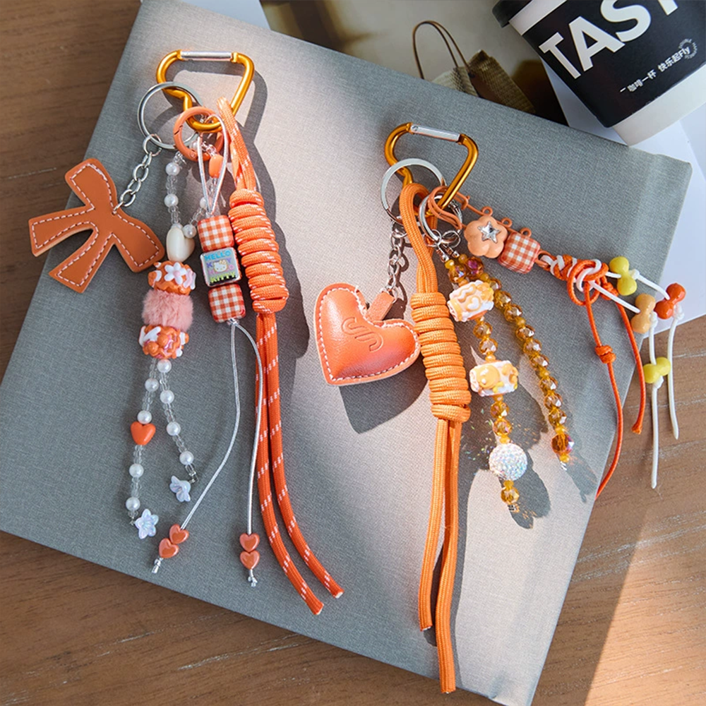 Colorful Beads Knot Bag Charm