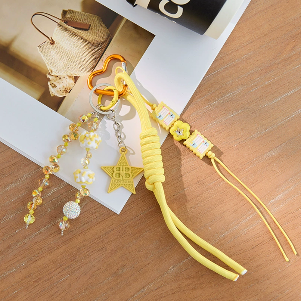Colorful Beads Knot Bag Charm