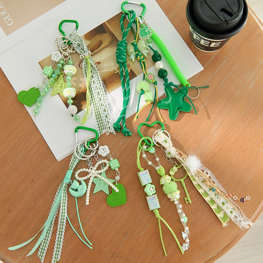 Colorful Beads Knot Bag Charm