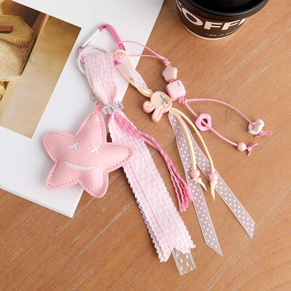 Colorful Beads Knot Bag Charm