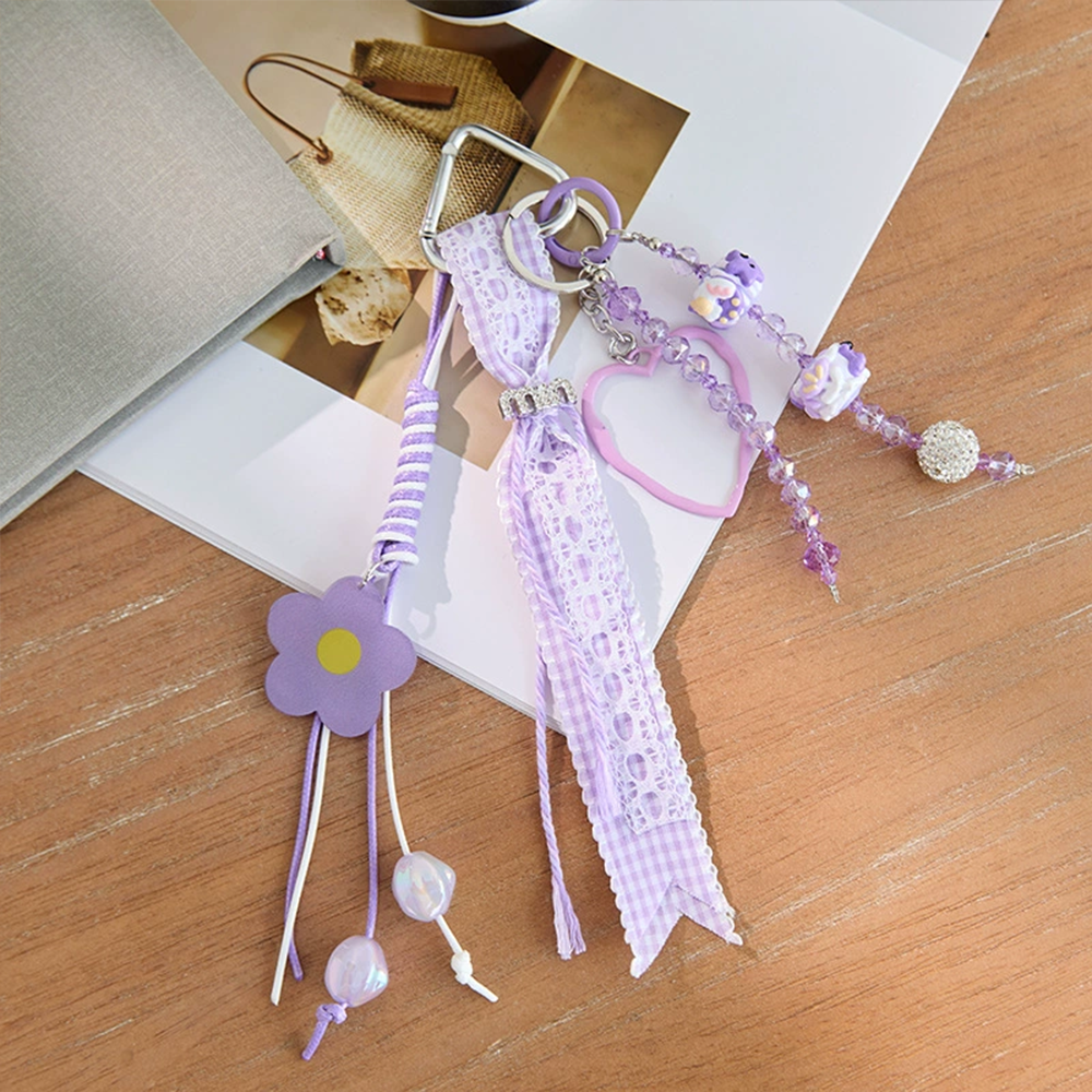Colorful Beads Knot Bag Charm