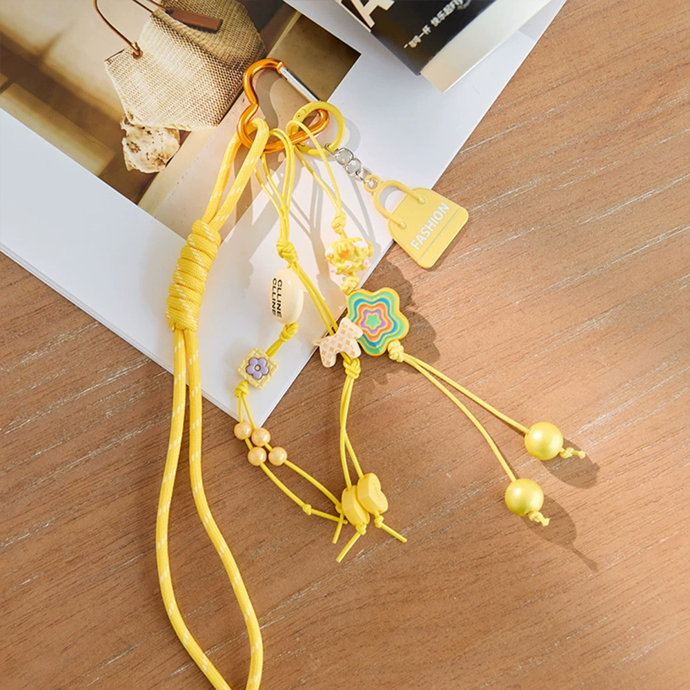 Colorful Beads Knot Bag Charm