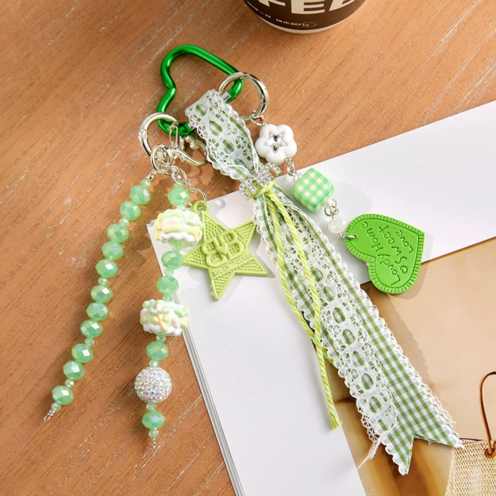 Colorful Beads Knot Bag Charm