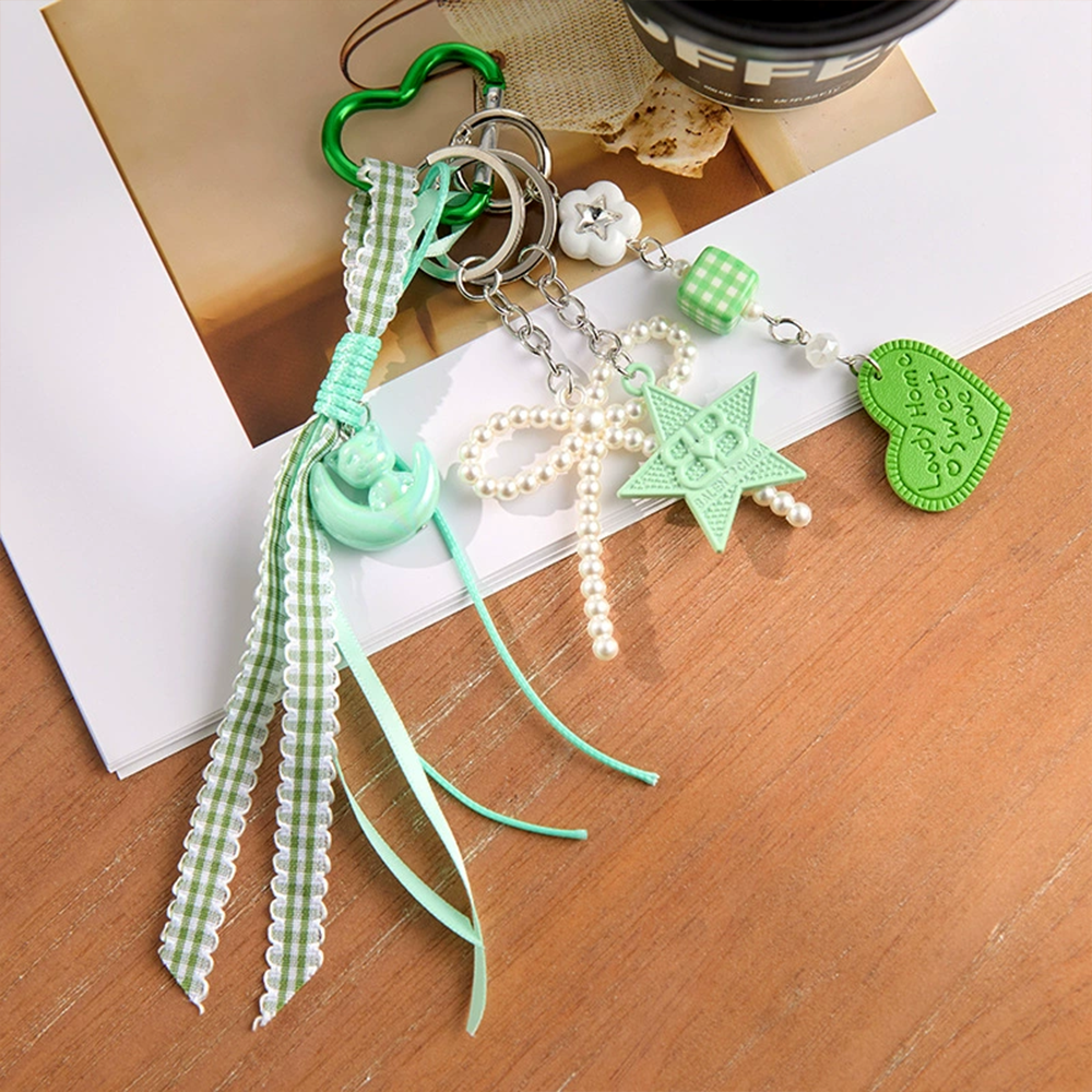 Colorful Beads Knot Bag Charm