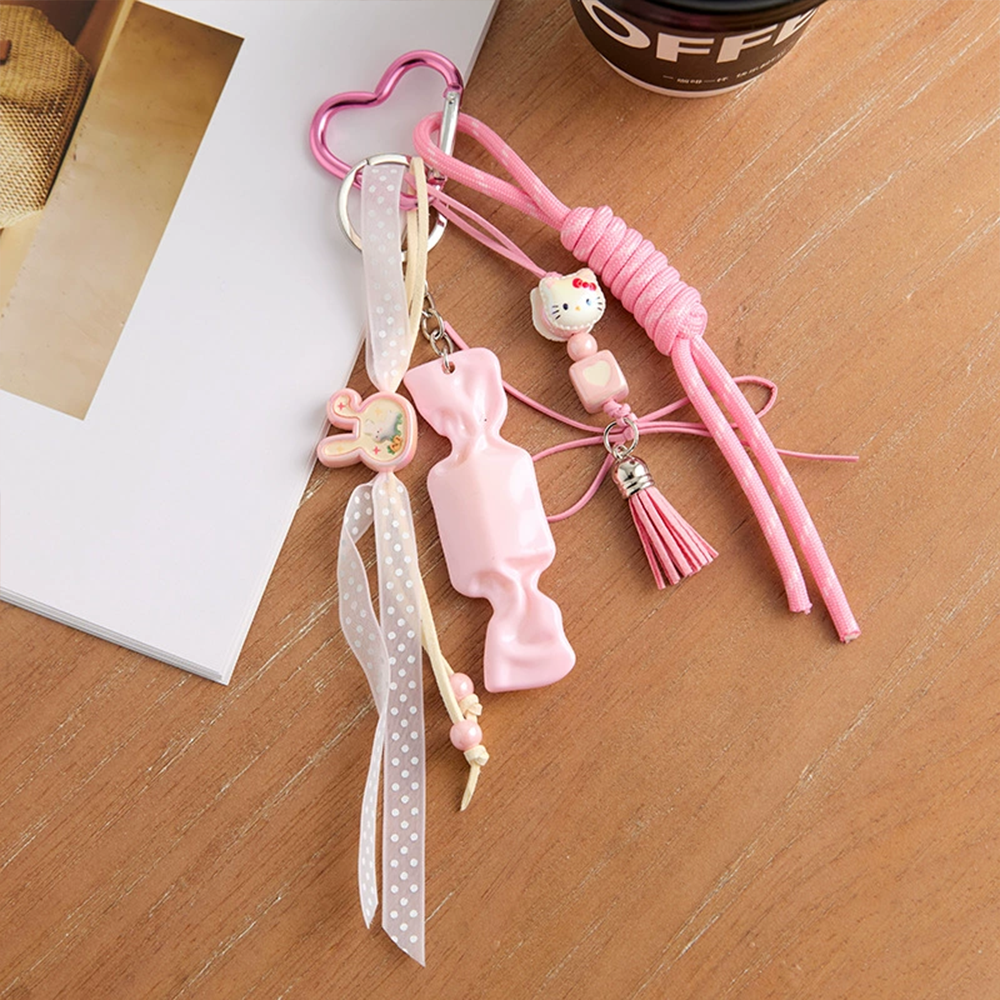Colorful Beads Knot Bag Charm